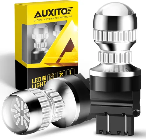 Miniatura 13 de AUXITO 1156 Foco LED blanco 400% súper brillante 7506 BA15S P21W, foco de repuesto con proyector para luz de reversa, luz trasera, luz de freno