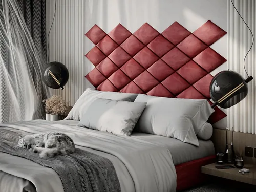 Miniatura 4 de Paneles de arte acústicos decorativos de terciopelo suave para pared, azulejos absorbentes e insonorizantes ecoamortiguadores, tablones suaves Blanco