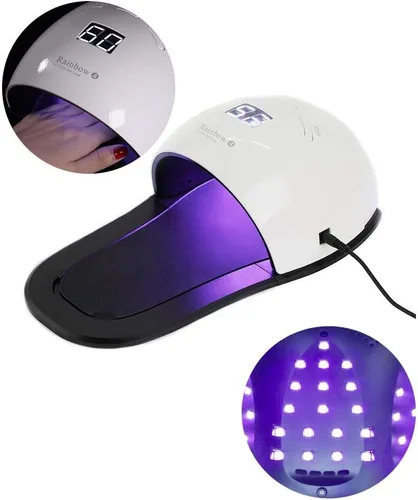 Miniatura 2 de RUIWAN - Secadora de uñas 2 en 1, lámpara UV/LED de 48 W, nueva versión para curar uñas de los dedos de los pies y uñas de los dedos, curado rápido