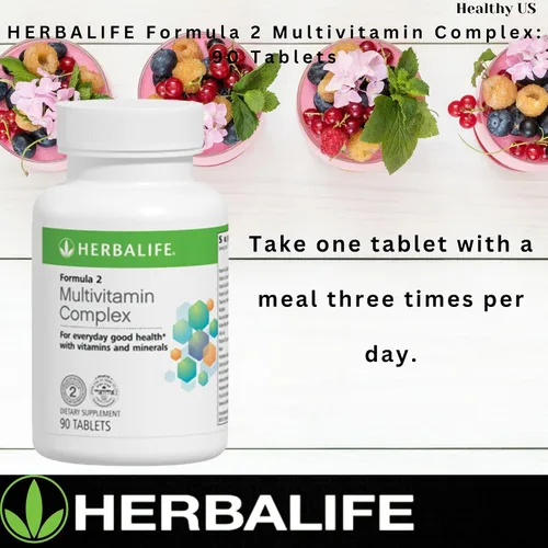 Miniatura 7 de HERBALIFE Formula 2 Multivitamin Complex: 90 Tablets, for Everyday Good Health, Promotes Healthy Bones, Skin and Hair. with Folic Acid, Calcium and