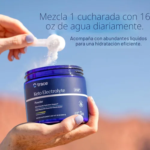 Miniatura 3 de Trace Minerals Polvo de Electrolitos Keto - Electrolitos para Apoyo del Equilibrio de Fluidos - Resistencia Muscular - Suplemento en Polvo - Sin