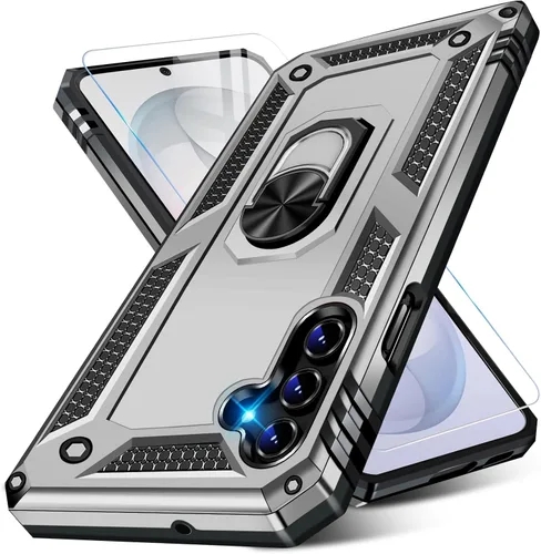 Miniatura 41 de Vaki Funda para Samsung Galaxy S22 5G con protector de pantalla integrado de grado militar, cubierta dura y resistente, funda resistente para Galaxy