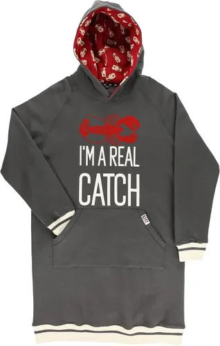 Miniatura 15 de Lazy One Sudadera con capucha de gran tamaño, ropa de dormir cómoda, vestido de suéter para mujer