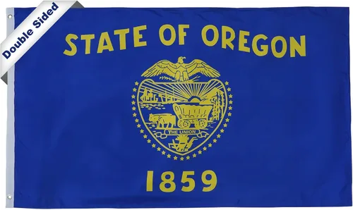 Miniatura 29 de SYII Bandera del estado de Alabama de 3 x 5 pies, banderas de 3 capas de doble cara del estado de Delaware con 2 ojales de latón y cabecera de lona