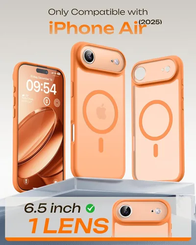Miniatura 389 de TOCOL Funda para iPhone 11, compatible con Magsafe, protección completa de cámara, imanes integrados, protección contra caídas, funda translúcida