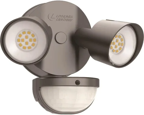 Miniatura 21 de Lithonia Lighting HomeGuard - 2 luces LED de inundación para exteriores, luces LED para exteriores, sensor de atardecer a amanecer, lúmenes Blanco