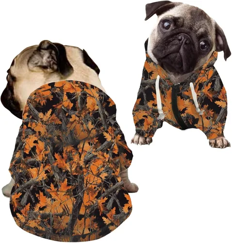 Miniatura 42 de Howilath Disfraz de Halloween de hueso de perro, sudadera con capucha de esqueleto para perro, ropa para mascotas, ropa con cremallera de calavera