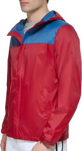 Miniatura 23 de Tommy Hilfiger Chaqueta impermeable con capucha, transpirable, ligera, para hombre