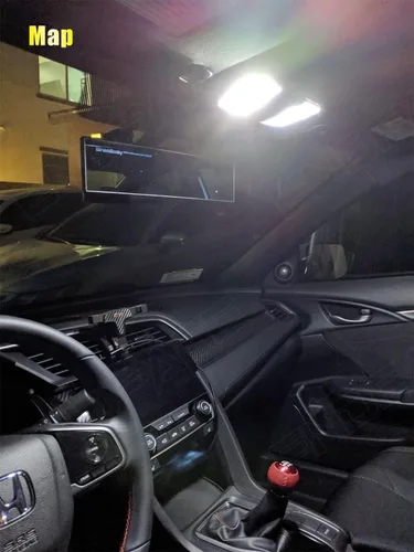Miniatura 3 de Kit de 8 luces LED CRV para interiores Honda CR-V 2007 2008 2009 2010 2011 2012 blanco 6000K paquete de iluminación LED interior + luces