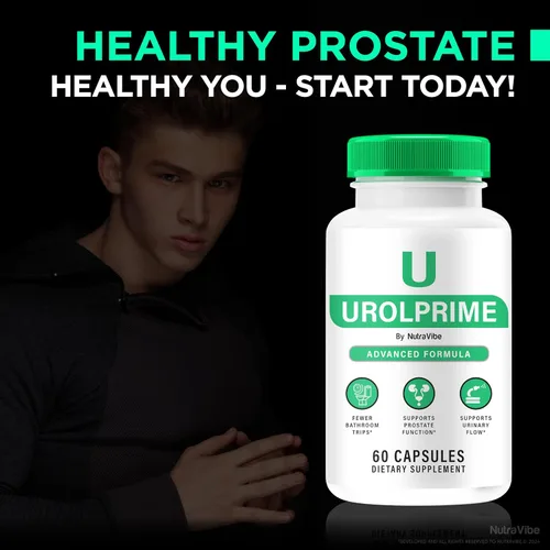 Miniatura 4 de Paquete de 2 pastillas UrolPrime, cápsulas oficiales de Urol Prime para apoyar la próstata saludable, el nivel de energía y el bienestar general