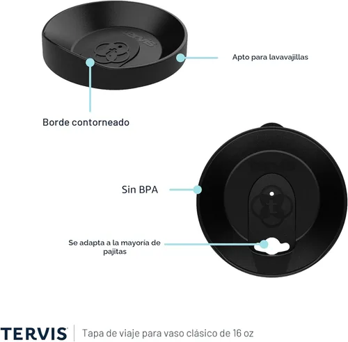 Miniatura 4 de Tervis Señuelos de pesca hechos en Estados Unidos, vaso aislado de doble pared para viaje mantiene las bebidas frías y calientes, 16 onzas, clásico