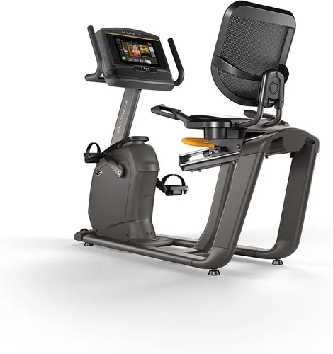 Miniatura 7 de Matrix Fitness R30 Bicicleta reclinada con XER Pantalla táctil de 10 pulgadas (WiFi+BT), marco de doble forma de calidad de club, asiento de arco