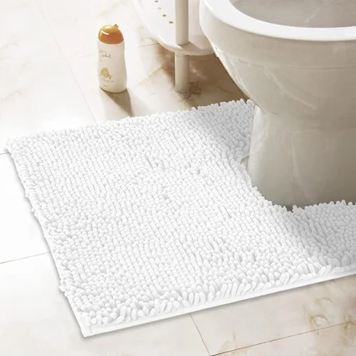 Miniatura 33 de ITSOFT Alfombra de Felpa para Baño 59x21 pulgadas, Tapetes de Baño Absorbentes Lavables a Máquina Antideslizantes, de Secado Rápido, Alfombras