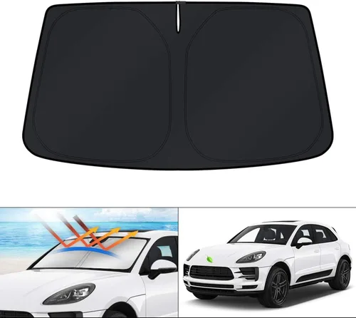 Miniatura 27 de KUST - Parasol plegable para parabrisas para Ford Ranger, accesorios 2019-2025 2026, parasol personalizado para ventana, protector solar plegable