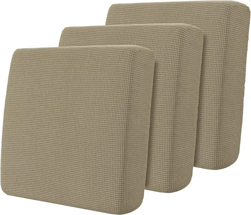 Miniatura 24 de Hokway Funda elástica protectora deslizante para cojines/sofá Gris claro