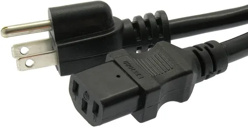 Miniatura 3 de Cable de alimentación de 6 pies para monitor Dell E2417H, P2416D, P2417H, S2716DG, SE2717H