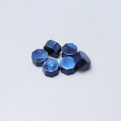 Miniatura 4 de FsAlisa Cuentas de sellado de cera, 200 cuentas octágonas de sellado de cera para sellado de cera, perfectas para adornar invitaciones de boda, Azul
