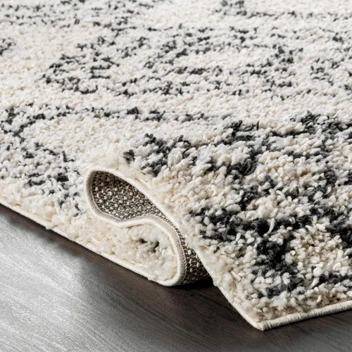 Miniatura 6 de nuLOOM Lacey - Alfombra decorativa geométrica marroquí, 2 x 3, color blanco roto