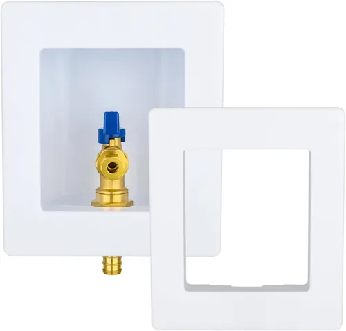 Miniatura 15 de Caja de salida para máquina de hielo con pararrayos de martillo de agua de acero inoxidable, entrada de sudor de 1/2 pulgada (MIP) y conexión