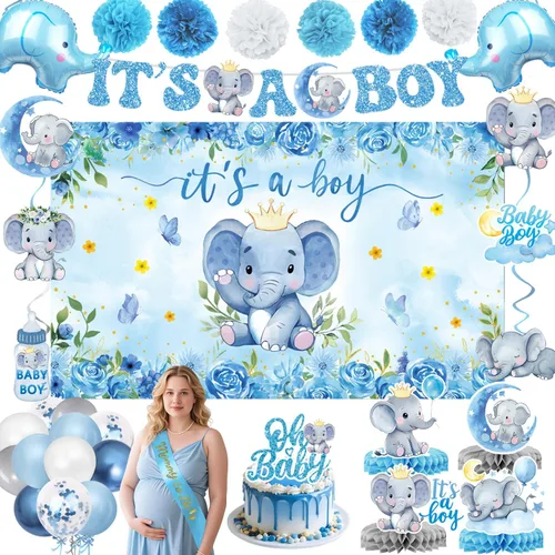 Miniatura 8 de Las decoraciones para fiestas de cumpleaños de los años 90 incluyen telón de fondo, centros de mesa de panal, pancarta, espirales colgantes, globos
