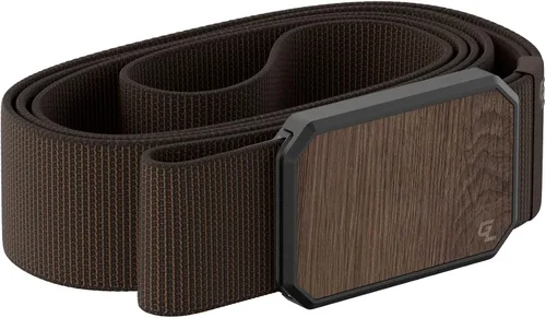 Miniatura 7 de Groove Life - Cinturón de nailon elástico para hombre con hebilla magnética de aluminio