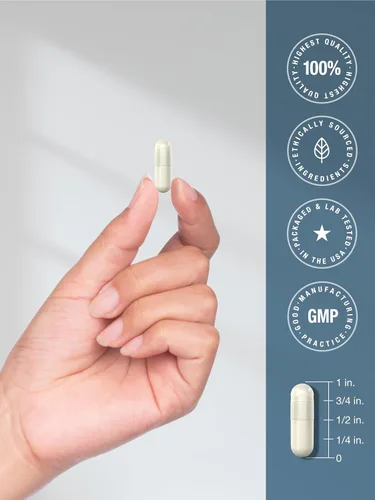 Miniatura 7 de Horbäach Bisglicinato de magnesio 120 cápsulas 750 mg Suplemento sin OMG y sin gluten Suplemento sin OMG y sin gluten