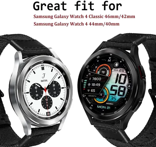 Miniatura 2 de Olytop Correa de repuesto deportiva de nailon resistente militar para Samsung Galaxy Watch Ultra de 1.850 in (2024/2025), para hombres y mujeres