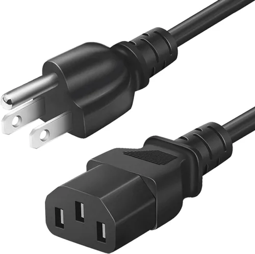 Cable de alimentación de CA para Samsung Sony Lg Toshiba Dynex Panasonic Viewsonic LCD TV, computadora y monitor, cable universal de 3 pies de 3