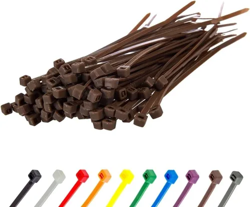 Miniatura 111 de GTSE - Paquete de 100 bridas con cremallera de 20.3 cm, color plateado/gris, 8.06 kg de resistencia, bridas de nailon grises resistentes a los rayos