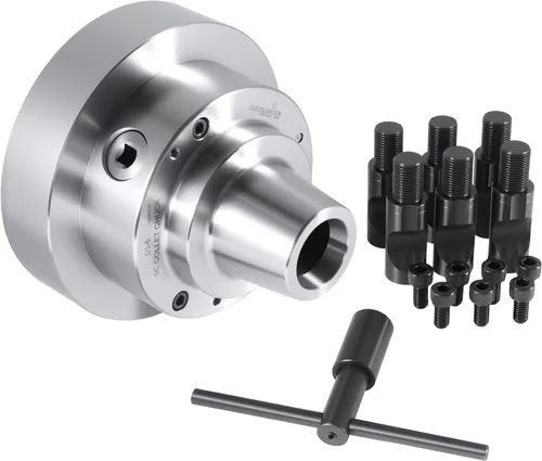 Miniatura 12 de Accusize Industrial Tools Portabrocas 5C 5'' con montaje integral D1-3 Camlock, perno de 9/16 pulgadas, 0269-0013