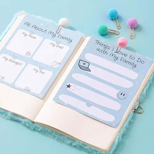Miniatura 5 de HAPPY LOLLI Mint LolliME - Kit de diario de bricolaje para adolescentes y niñas de 8 a 14 años, regalo de cumpleaños, juego de diario con cerradura