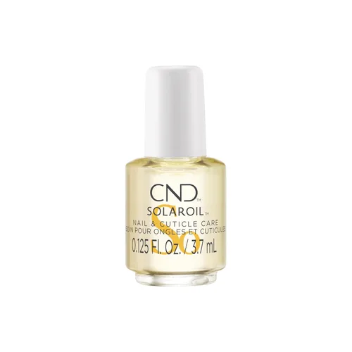 CND Aceite de cutícula SolarOil, regalos para ella, rellenos de calcetines, mezcla de jojoba, vitamina E, salvado de arroz y aceites de almendras
