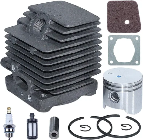Miniatura 7 de Pistón de cilindro de 1.339 in para Stihl FS75 FS80 FS85 HT70 HS80 HS85 KA85 SP81 SP85 HT75, Cylionder, Kit de pistón, filtro de combustible, Flter