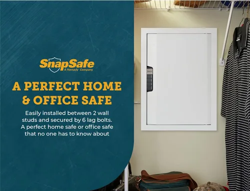 Miniatura 7 de SnapSafe Caja fuerte para armas de pared y dinero – La caja fuerte oculta proporciona seguridad para tus armas de fuego y objetos de valor, entrada