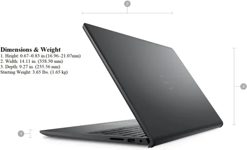 Miniatura 2 de Laptop Dell Inspiron 15 Business 2024, pantalla FHD de 15.6 pulgadas, AMD Ryzen 5 5500U (6 núcleos), 16 GB de RAM, 512 GB SSD, gráficos AMD Radeon