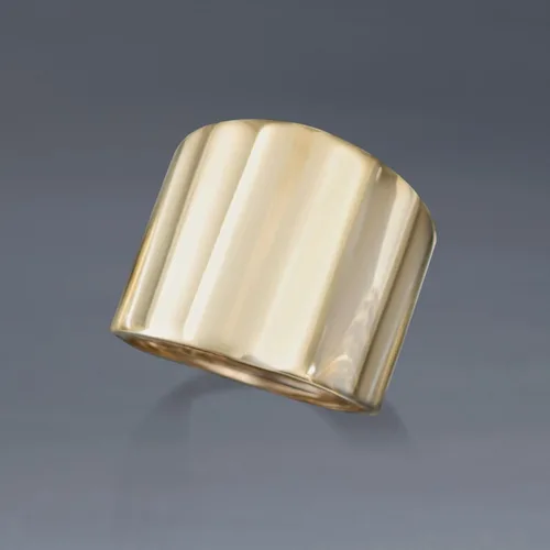 Miniatura 4 de Ross-Simons Italian 14kt Yellow Gold Wide Polished Ring