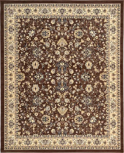 Miniatura 259 de Unique Loom Colección Sialk Hill - Alfombra de área Washington (3 pies 3 pulgadas x 5 pies 3 pulgadas, rectángulo, burdeos/crema)