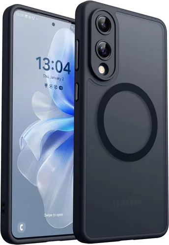 Miniatura 86 de CANSHN Funda diseñada para Samsung Galaxy A16-5G [protección completa de la cámara] [compatible con Magsafe] funda protectora trasera translúcida