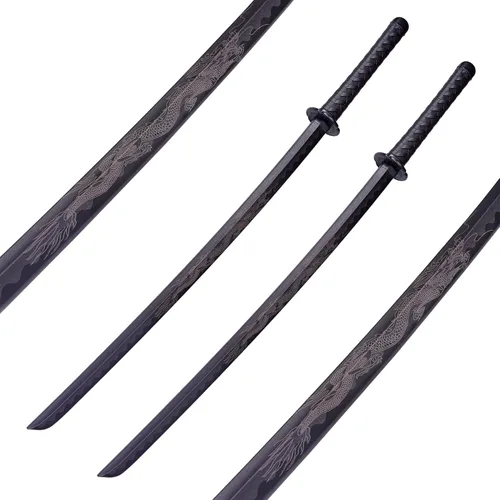 Miniatura 11 de Espada Katana de Polipropileno - Espada Samurái Japonesa de Entrenamiento, Espada Larga Roma, Katana de Práctica de Artes Marciales para Hombres