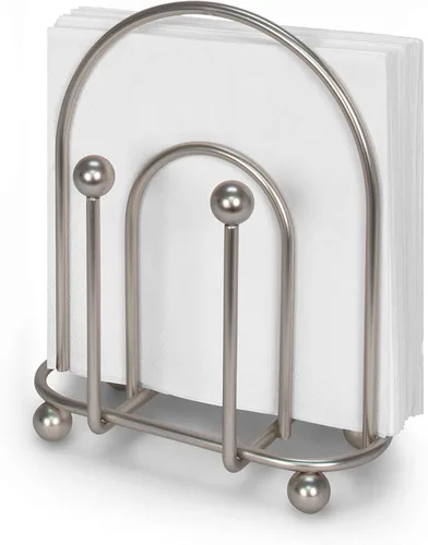 Miniatura 2 de Spectrum Pantry Works 40878 - Servilletero vertical con asa, almacenamiento de servilletas contemporáneo para mesa de comedor, almacenamiento