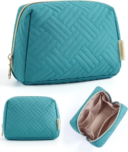 Miniatura 17 de BAGSMART Pequeña bolsa de maquillaje, bolsa de cosméticos de viaje, bolsa de maquillaje pequeña con cremallera, bolsa de aseo resistente al agua