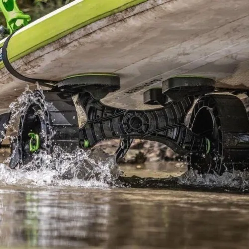Miniatura 6 de RAILBLAZA C-Tug - Carrito de kayak y canoa con ruedas todo terreno SandTrakz sin pinchazos, capacidad de carga de 300 libras con material reforzado