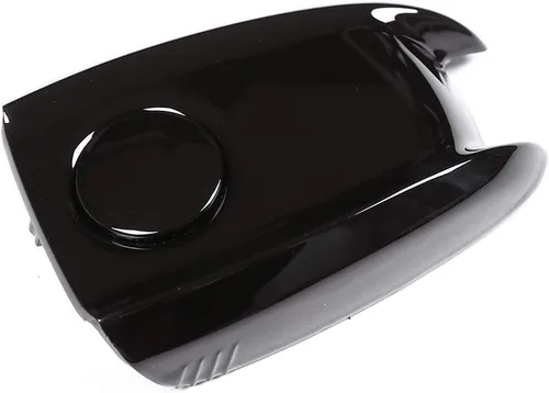 Miniatura 8 de ABS Car Key Shell Key Case Cover Trim para Alfa Romeo Giulia Stelvio 2017-2019 (negro)