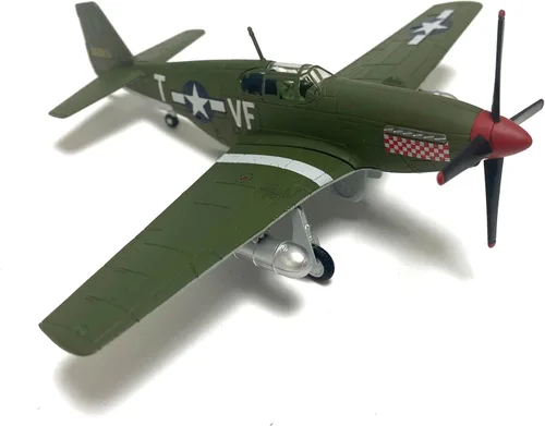 Miniatura 6 de Modelo de avión fundido a troquel P-51 Mustang 1/72 de América del Norte