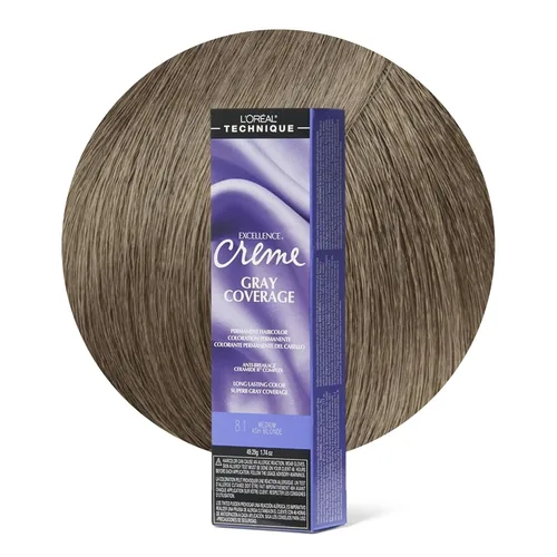 Miniatura 19 de L'Oréal Technique Excellence Crème Permanent Hair Color Long-Lasting Hair Dye Rich Formula with No-Drip Application Superb Gray Coverage For