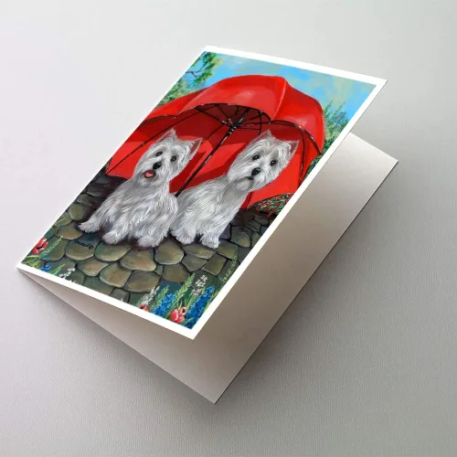 Miniatura 219 de Caroline's Treasures PPP3013GCA7P - Tarjetas de felicitación y sobres para mascotas de Basset Hound Teacher, paquete de 8 tarjetas en blanco