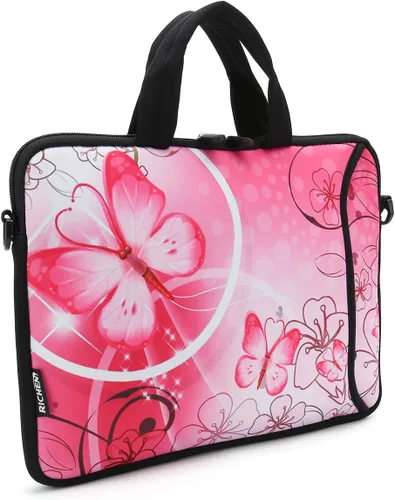 Miniatura 3 de RICHEN - Bolso bandolera para portátil de 17 pulgadas con asa, compatible con portátiles de 15.6/16/17/17.3/17.4 pulgadas