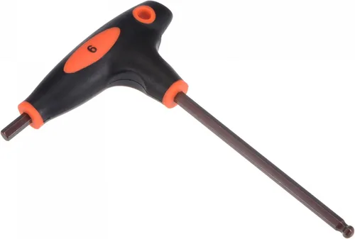 Miniatura 10 de uxcell Llave inglesa de la manija en T de la llave hexagonal del extremo de la bola de 23.0 ft m, acero métrico S2