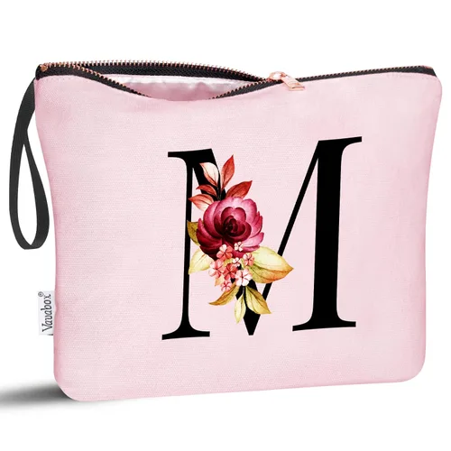 Miniatura 7 de Vavabox A-Z Bolsa de Maquillaje Personalizada, Regalos de Cumpleaños para Mujeres y Mamá, Regalos para la Mejor Amiga, Bolsa de Cosméticos