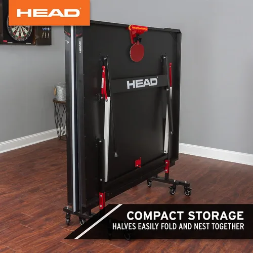 Miniatura 4 de HEAD Summit USA - Mesa de tenis de mesa para interiores, red de grado de competencia, fácil de instalar en 10 minutos, mesa de ping pong con modo